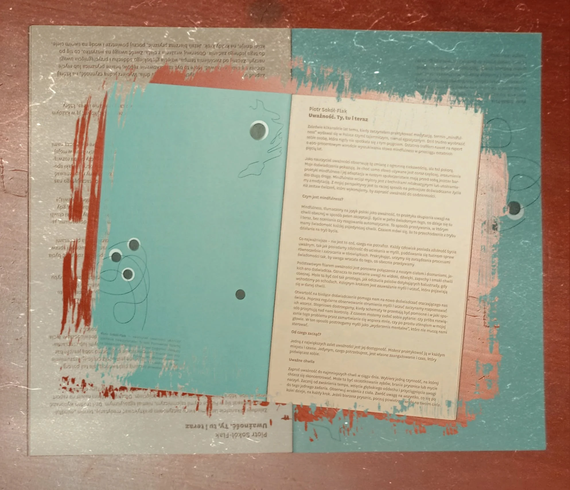 An excerpt from the “Muzealniaki” brochure · Piotr Sokół-Flak · Polish-language material